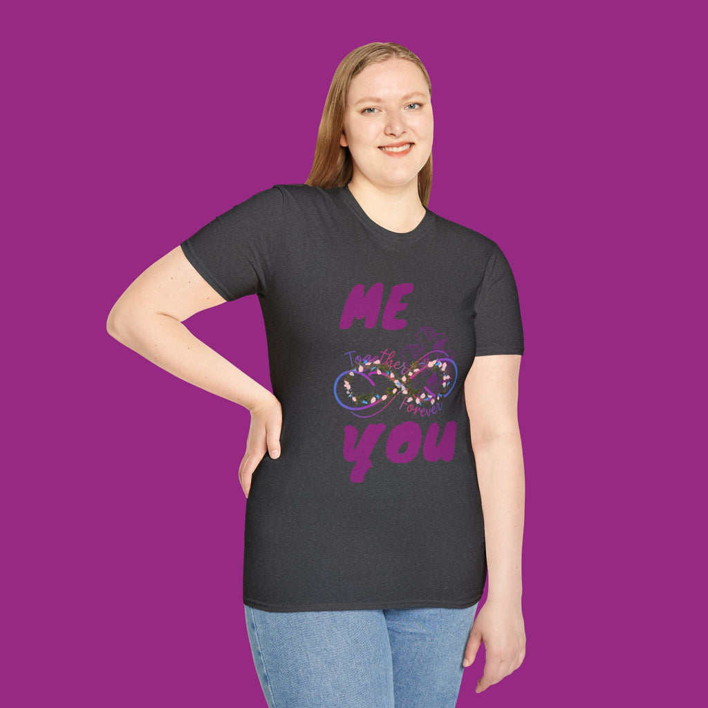 Meaningful Connection Unisex Softstyle T-Shirt, Cute Couple Shirt, Anniversary Gift, Together Forever Tee, Friendship Apparel, [...]